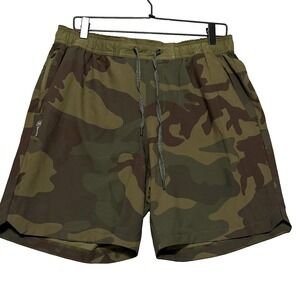 Roark Serrano 2.0 Run Amok Men LARGE Green Camo Athletic Running Shorts RS323